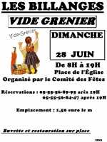 Vide grenier des Billanges