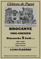 Brocante , vide-grenier du Château de Pagax