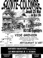 22ème foire de l'ascension à sainte colombe