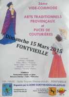 3ème vide-commode, arts traditionnels provençaux et puces de couturières