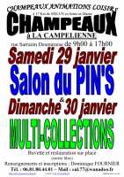 Salon du Pin's à CHAMPEAUX (77) le 29/01/2022