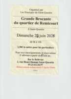 Grande Brocante du quartier de Remicourt
