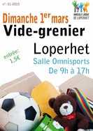 VIDE GRENIER LOPERHET (29470) 01/03/2015