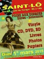 ST-LÔ - 1er mars - foire aux disques-livres-brocante