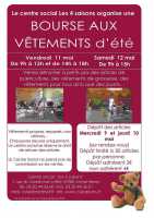 Bourse aux vêtements d'été au centre social les 4 saisons