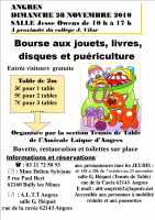Bourse aux jouets, livres,disques et pu�riculture