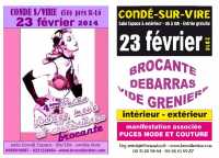 CONDE - 23 fév.- brocante - vide greniers