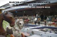 March� mensuel d'Antiquit�s-Brocante de St PIERRE sur DIVES(14)