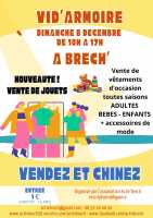 Vid armoire et vente de jouets