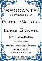 Brocante de p�ques de la Place d'Aligre ( 4e ann�e )