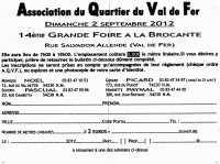 BROCANTE A NEUVES MAISONS 54230 DIMANCHE 02 SEPTEMBRE 2012
