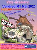 Vide greniers du 1er Mai Lesdain et Marché artisanal des produits du terroir