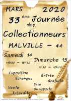 33ème JOURNÉE des COLLECTIONNEURS de MALVILLE MANIFESTATION ANNULEE + DE 100 PERSONNES