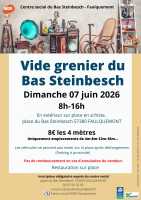 Vide grenier du Bas Steinbesch