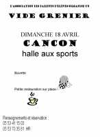 Vide grenier de l'association des parents d'élèves de CANCON