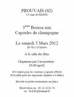 Bourse aux capsules à PROUVAIS
