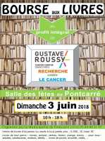 Bourse aux livres au profit intégral de l'Institut Gustave Roussy pour la RECHERCHE contre LE CANCER