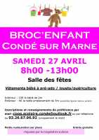 BROC'ENFANT CONDE SUR MARNE SAMEDI 27 AVRIL 2019