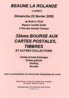 32eme Bourse aux Cartes Postales, Timbres et autres collections