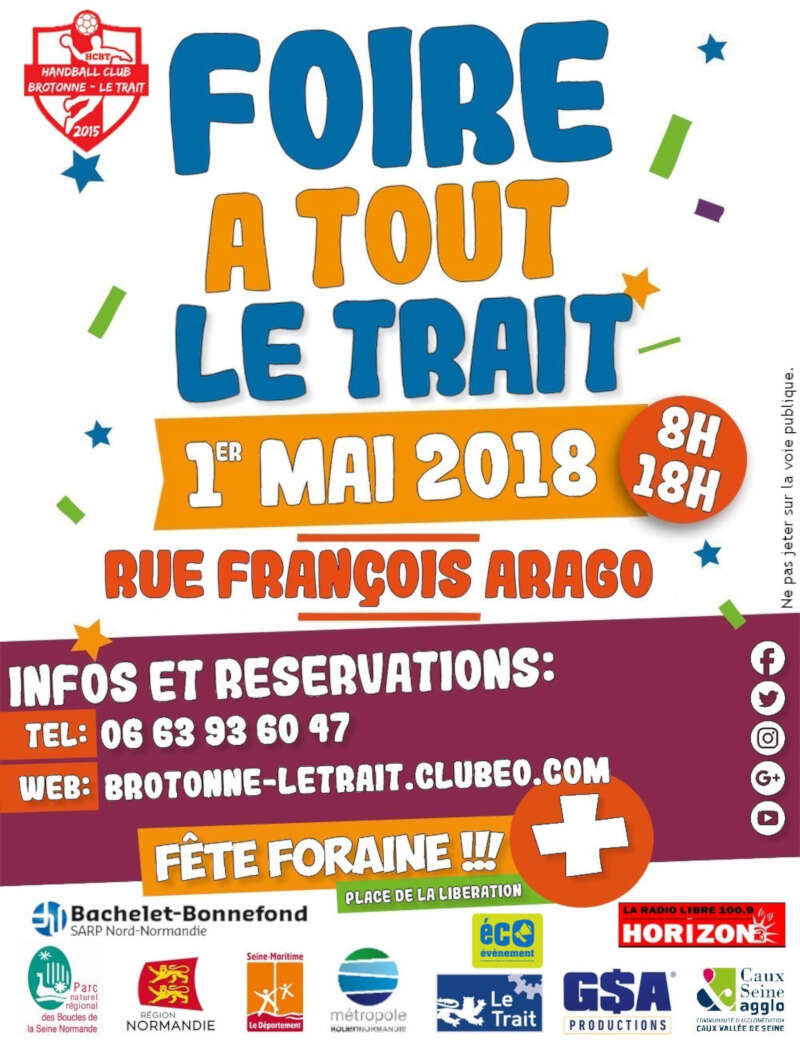 Foire à tout LE TRAIT à Le trait Foire à tout 76 Foire à tout LE TRAIT à Le trait Foire à tout 76