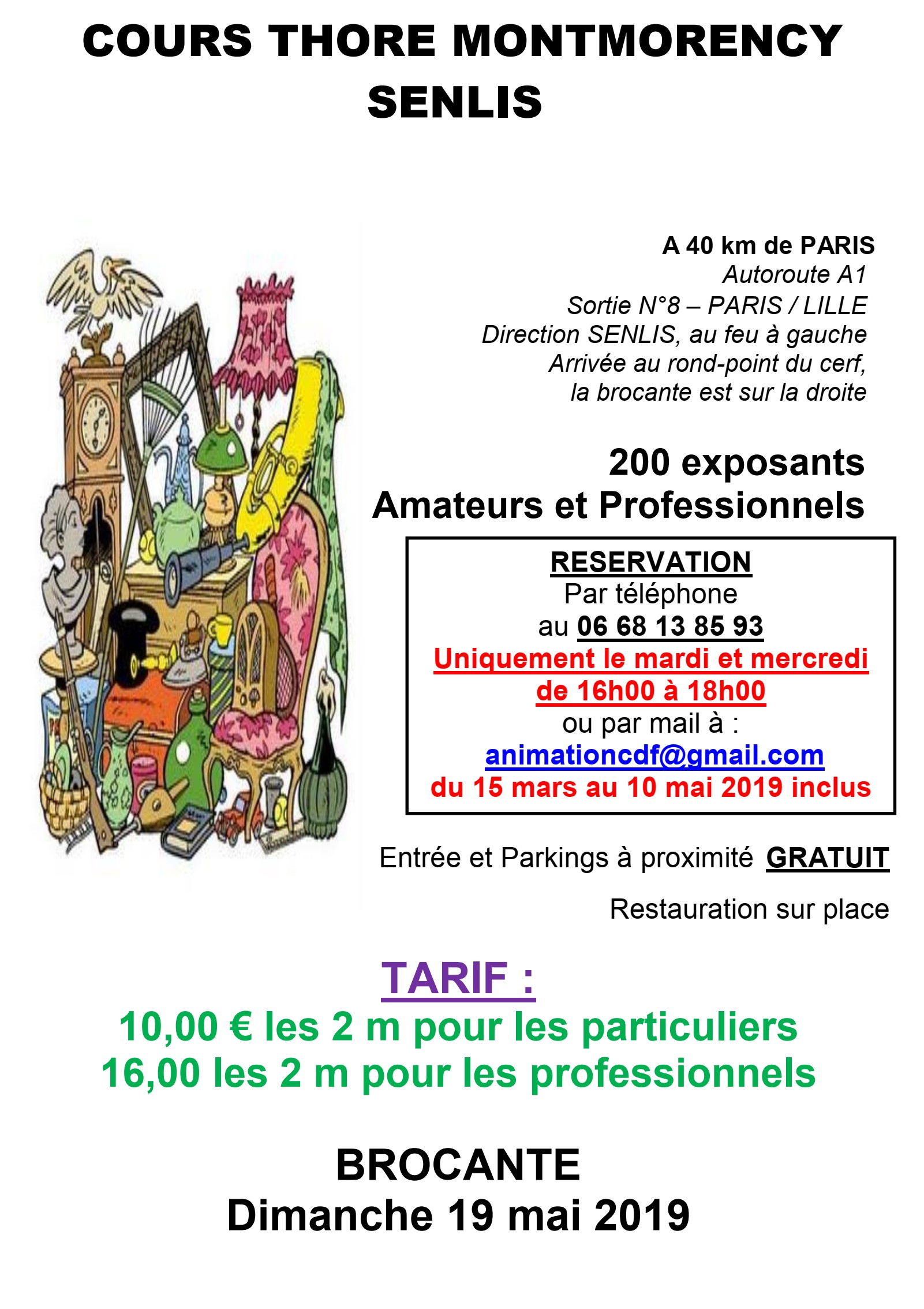 Brocante de la SaintRieul à Senlis Brocante 60