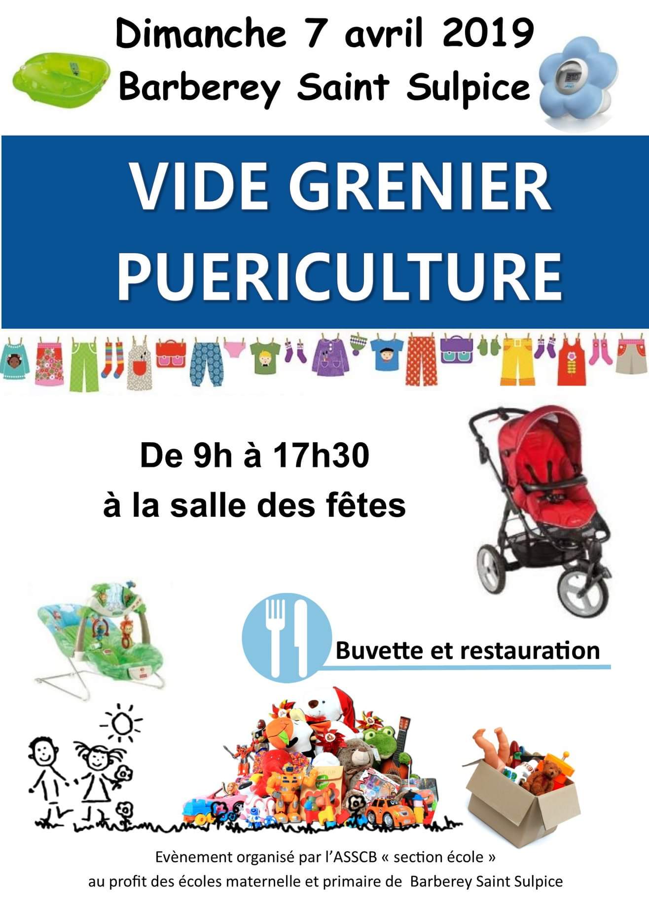 Vide grenier puericulture à Barbereysaintsulpice Videgreniers 10
