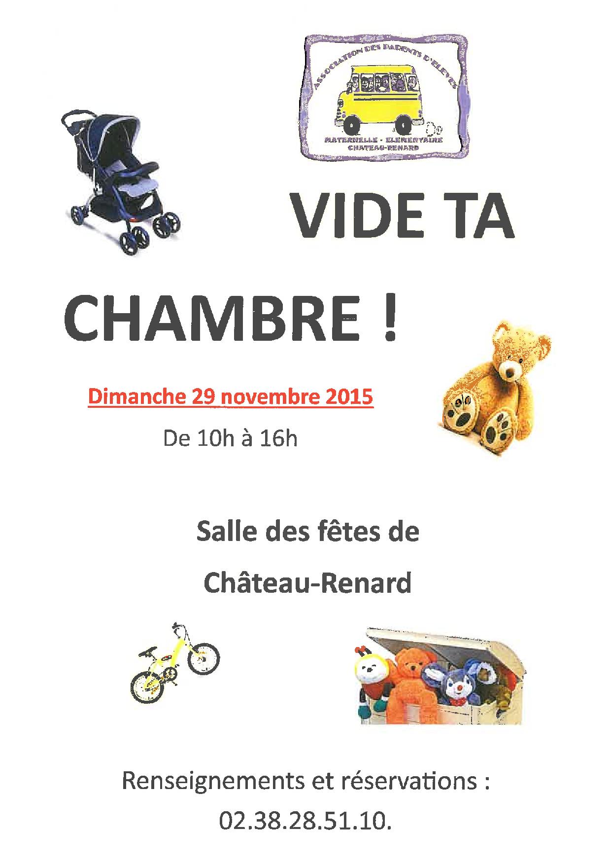 Vide chambre à Châteaurenard Bourse aux jouets 45