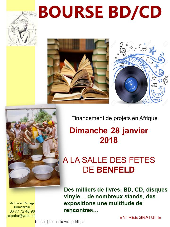 Bourse BD CD à Benfeld MarchÃ© aux livres 67